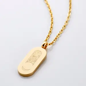 Alhamdulillah Moon Necklace
