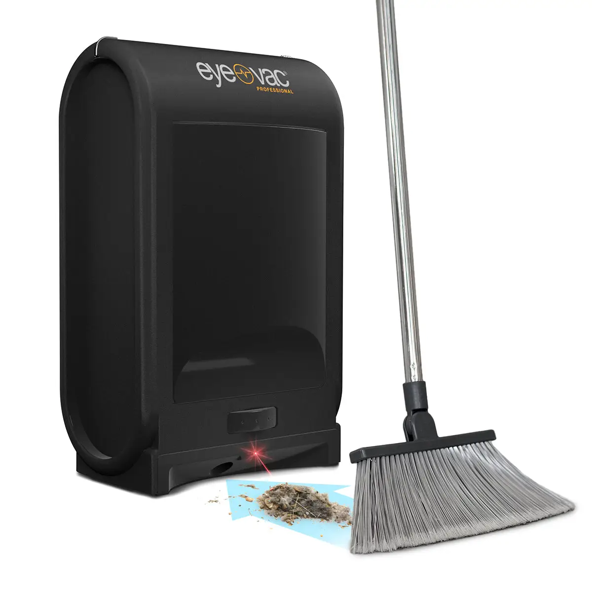 EYEVAC Pro Automatic Dustpan & Touchless Vacuum - 1400W Motor, 23kPA Suction, 4.8L Bagless Canister, 1-Year Warranty, Ideal for Hard Floors