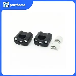 Motorcycle Handlebar Fat Bar Mount Clamps Risers Adaptor 7/8" 1/8" Dirt Pit Bike