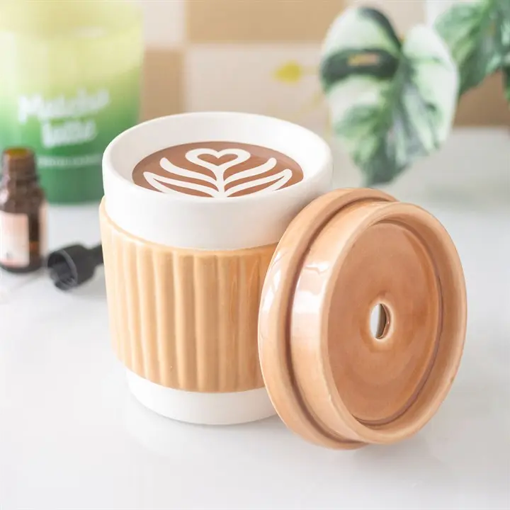 Coffee Cup Tealight Wax Warmer - High Quality Wax Warmers for Wax Melts, Compatible with illuminatedbymia Gel Wax Melts, Decorative Wax Warmers for Wax Melts