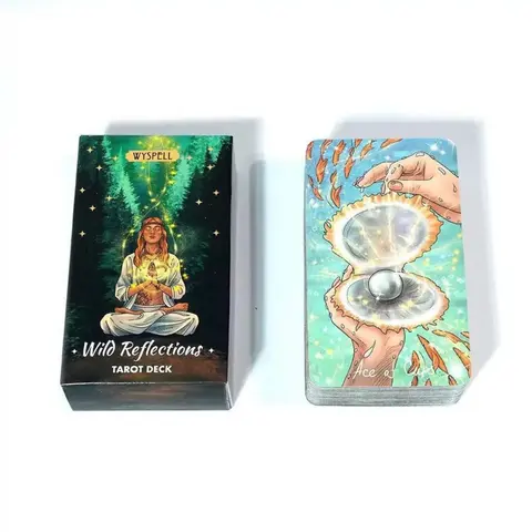 Wild Reflection Tarot Card Game, 78pcs/box Portable Tarot Card, Fortune Telling Game, Card Games for Family & Friends Gathering, Tarot Card Set