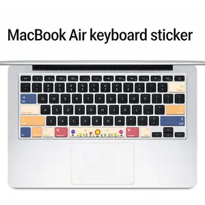 Apple Macbook Air Keyboard Stickers, Durable Replacement Keycaps, Easy DIY Installation, Fits Macbook Air 13.6 Inch M2/m3/m4/m5 Models