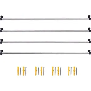 Wall Mount Gift Wrapping Paper Storage Station Organizer Dispensing Rack for Gift Wrapping Paper up to 40 Inch(100CM) Wide