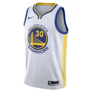 [864417-100] Mens Nike NBA GS Warriors Home Association Swingman Jersey - Curry