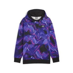 PUMA Mens Mapf1 Neon Energy Graphic Hoodie Casual Outerwear Casual - Black