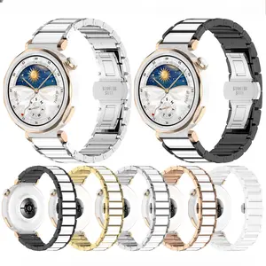18mm/1.8cm/0.71inch sports and leisure business ceramic stainless steel watch strap suitable for Xiaomi Watch S4 41mm smart watch accessories smart wearables