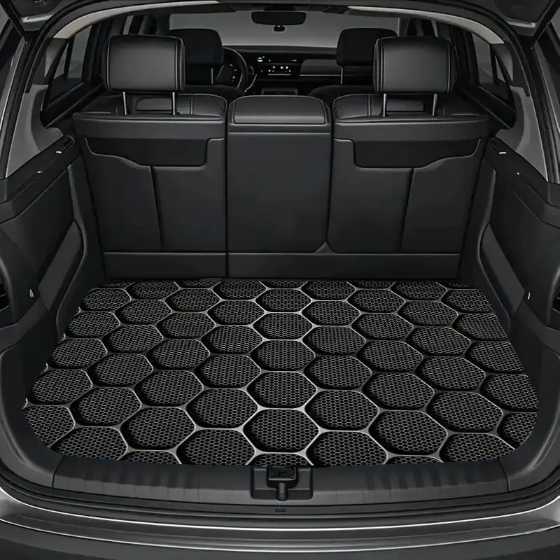 1Pc Hexagonal Car Trunk Mat, Durable Interior Protection Pad, Safe and Practical, Suitable for Daily Travel, Storage, Car Interior Accessories, Car Accessory