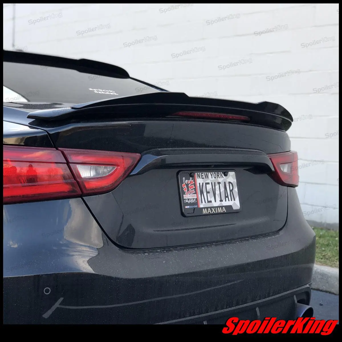 Nissan Maxima 2016-2023 SR Factory Spoiler Extension Gurney Flap w/ Center Cut (284GFC)