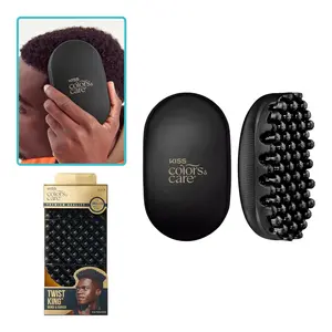 Kiss Colors & Care Twist King KTWS04 – Premium Twisting Tool with Dense Design for Shorter Hair, Long-Lasting Durable Design, 2X Longer Lifespan, Professional Quality for Quick Styling, Washable, Black, 0.53 lbs