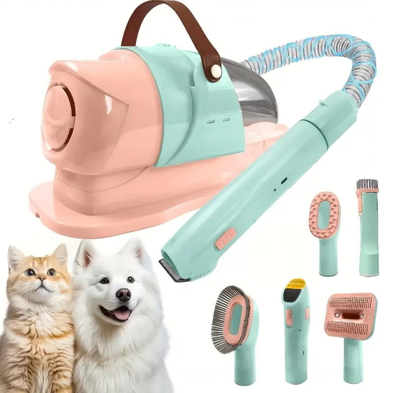Dog Grooming Vacuum Kit 12000Pa Strong Pet Vacuum for Shedding Grooming Hai Quiet PG100 3L Large Capacity with Multiple Attachments