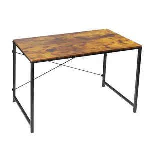81cm Modern Home Office Desk - Rustic Brown Compact Writing Computer Table for Bedroom, Study & Small Spaces 81cm Modern Home Office Desk - Rustic Brown Compact Writing Computer Table for Bedroom, Study & Small Spaces
