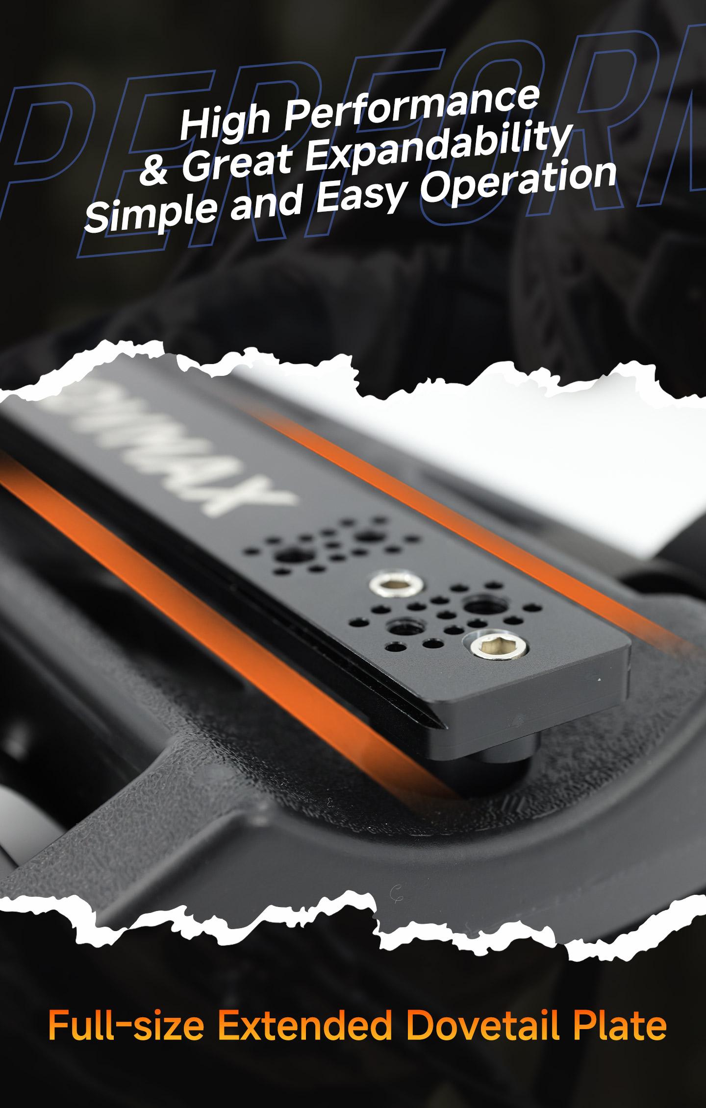 Movmax Backpack Mount with Telescopic Rod Kit for Insta 360 X5/DJI Osmo 360 Camera