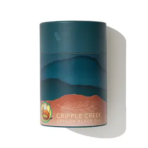 Red Rooster Tea Cripple Creek Ceylon Black Tea - 3oz Canister - Handpicked Whole Leaf - Dilmah Estates, Sri Lanka