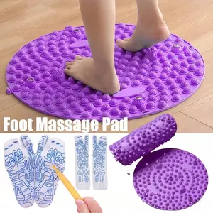 1pc -Fingerpressure Board Foot Massage Pad  Walk Pressure Board Foot Massage Pad Foot Yoga Acupressure Mat Accessories，Acupressure Reflexology Socks For Women And Men, Foot Massage Socks, Five Toe Separate Socks ，Party Gifts，birthday gifts.