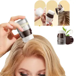 JVR Dry Shampoo Powder Absorbs Oil in Hair, Dry Shampoo for Women & Men, Freshens Hair, Haircare, Mattifying Root Boost with Tea Extract, Non-Aerosol for Oily Hair Travel Size 0.35 oz (Original)