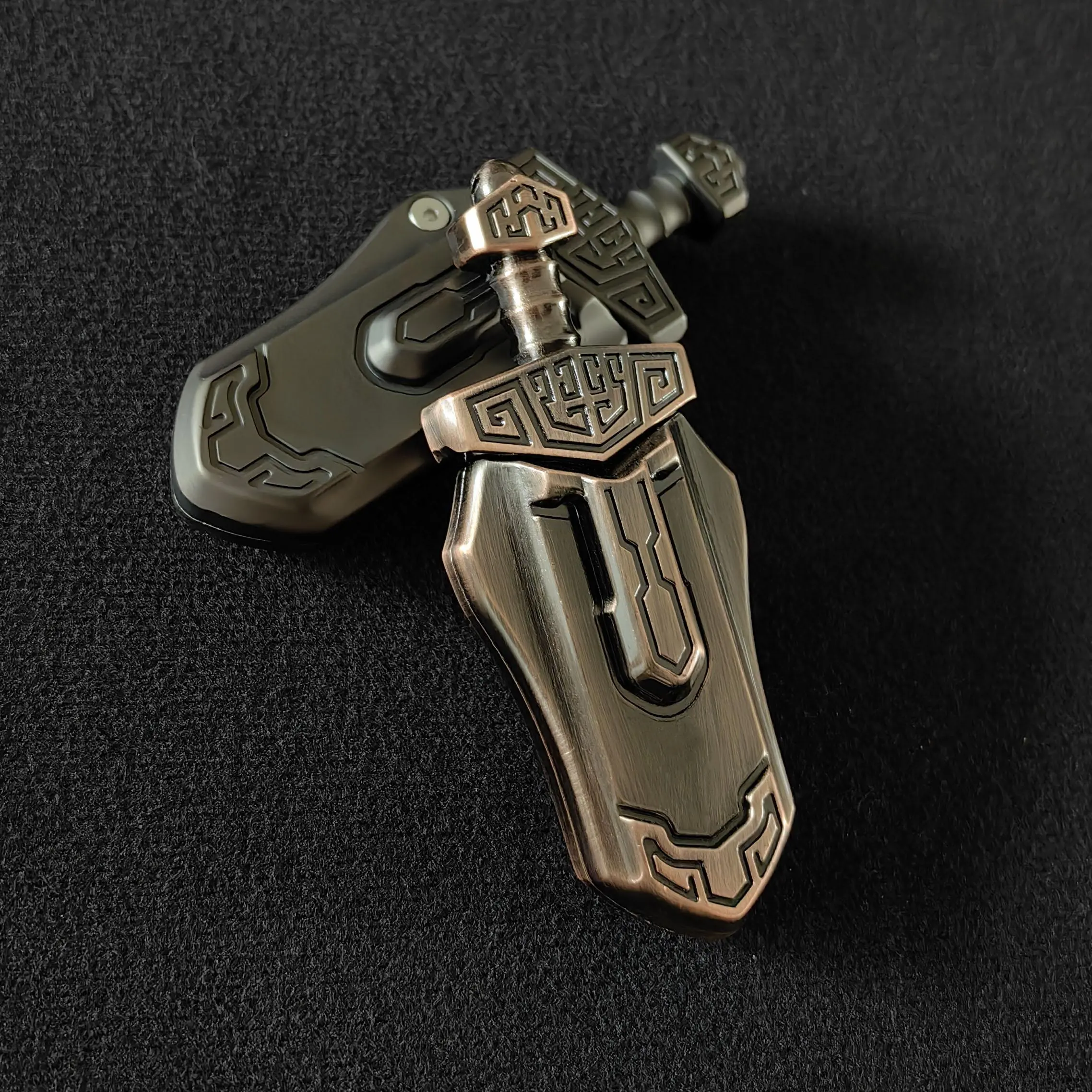 Sword Design Fidget Toy, Stress Relief Toy for Adults, Stress Relief Fidgeting, Stress Relieving Accessory, Stress Relief Gadgets, Stress Relief Tools, Portable Fidget Sliders, Anxiety Fidgets, Anti-anxiety Toy, Finger Toy, Gift for Boys & Girls