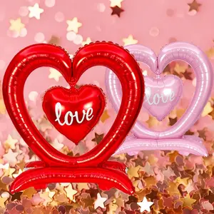 Hollow Heart Shape Aluminum Foil Balloons, Multi-Piece Multi-Shape Mixed Colors, Perfect for Birthdays, Weddings, Anniversaries, Festivals