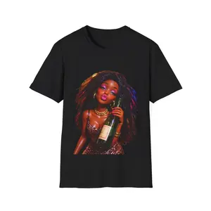 Fun Times Black Woman Graphic T-Shirt | Graphic Streetwear Tee