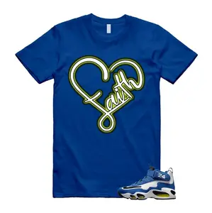 Royal Blue Shirt to Match Griffey Max 1 Varsity Royal White Volt Black, Griffey Max 1 Varsity Shirt, Max 1 Varsity Outfit, Classic Fit, 100% Cotton, Gift For Sneakerhead