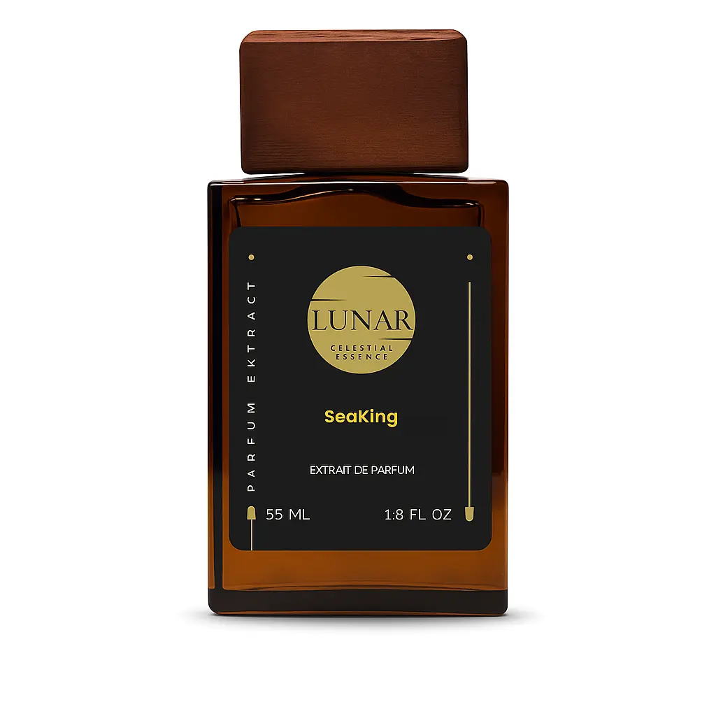 LunarCO SeaKing top notes Pink Pepper, Peppermint, Bergamot for Men Extrait de Parfum Spray, 1.8 Ounce