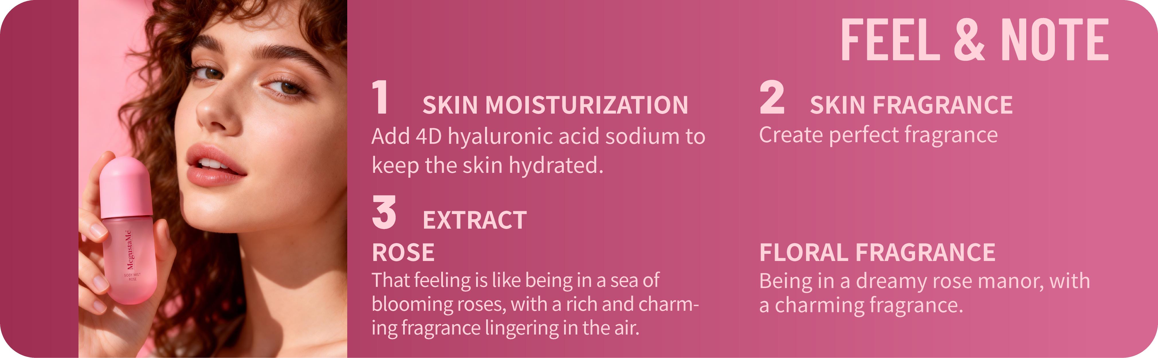 MegustaMe Fragrance Mist for Hair & Body