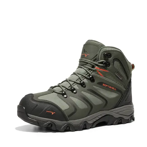 [Armadillo Series] Men's Premium Hiking Shoes - Lightweight Waterproof Textile/Nylon River Trekking Shoes, Lace-Up Outdoor Travel Footwear with Reinforced Toe-Cap Rock Guard for Walking