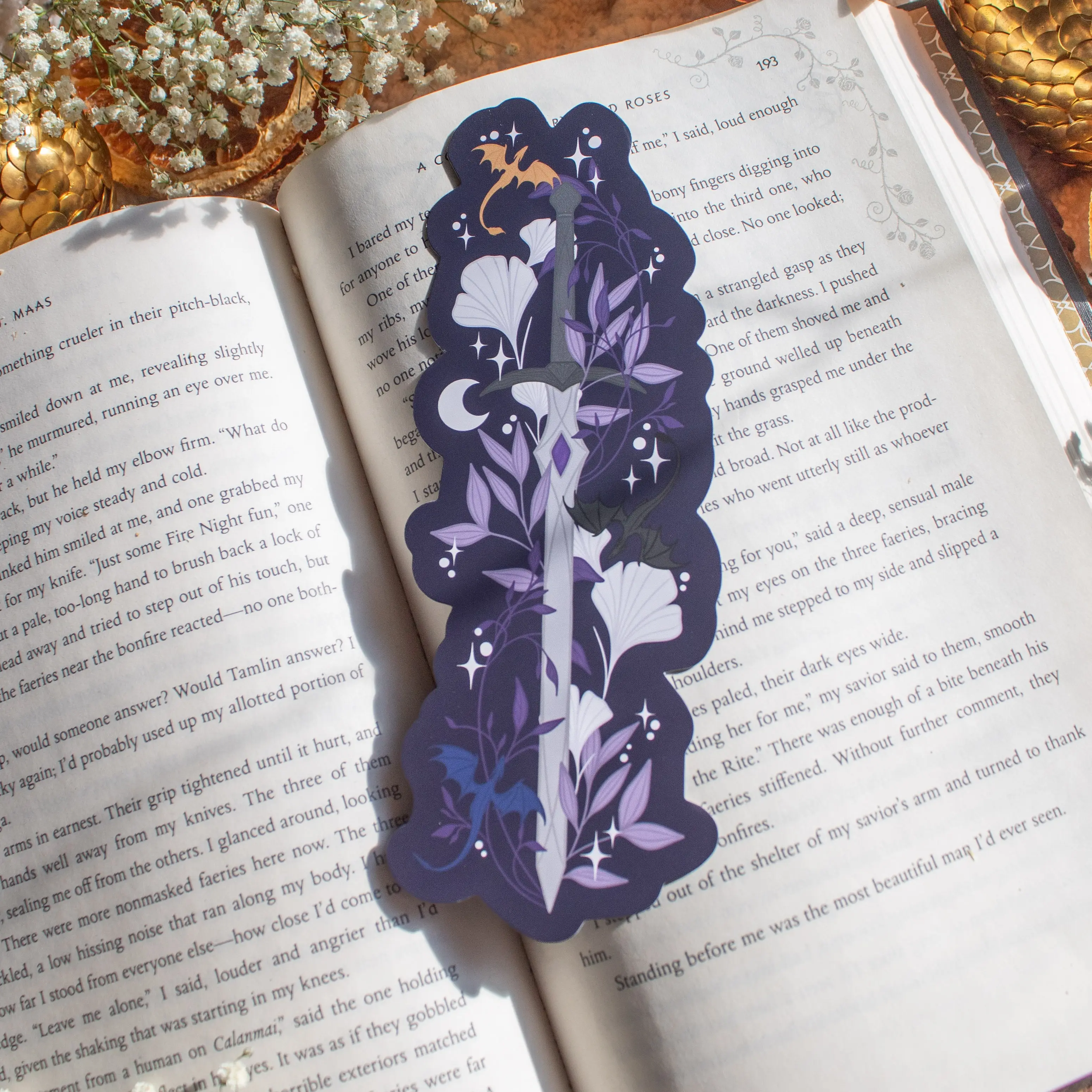 Fourth Wing Violet's Dagger Bookmark Fourth Wing Violet's Dagger Bookmark