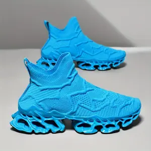 [Breathable Blade Sneakers] Lightweight Breathable Men's Slip-on Blade Sneakers - Athletic Walking Shoes