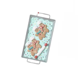 Blue Holiday Cookie Sheet Ornament