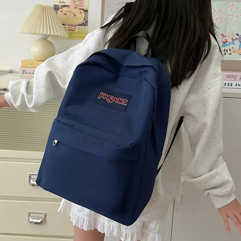 Large Capacity Casual Student Backpack Durable Travel Laptop Daypack For Middle High School Students