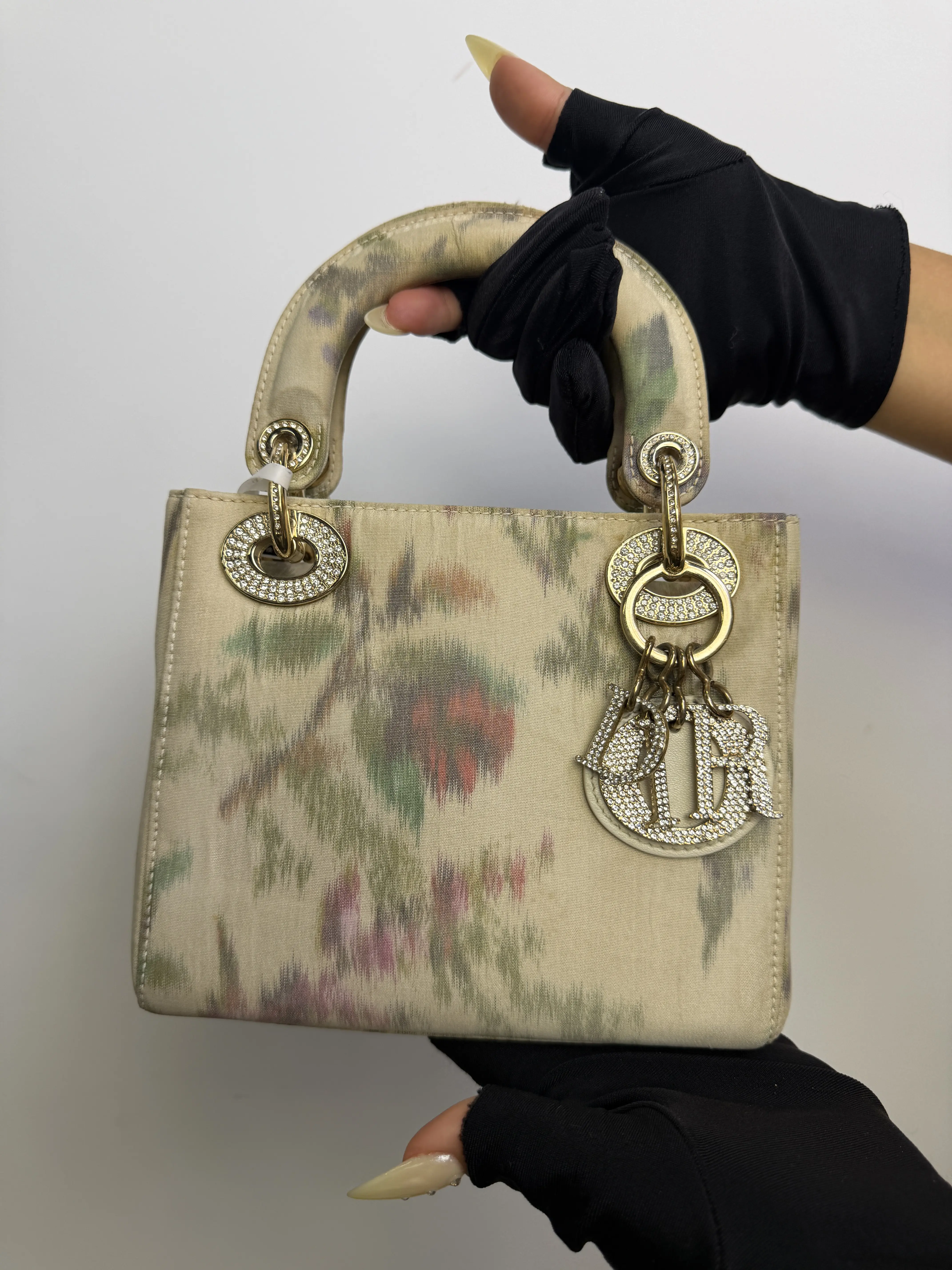 Pre-owned Dior Lady leather crossbody bag