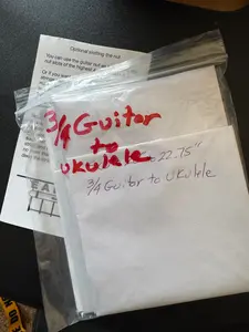 guitar to ukulele string conversion kit