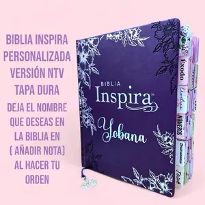 Biblia Inspira Personalizada Versión NTV (Tapa dura de SentiPiel)