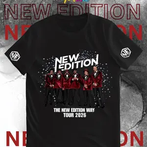 New Edition Glitter/Rhinestone Graphic Tshirt