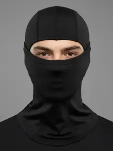 Unisex Solid Color Balaclava Face Mask, UV Protection Skiing & cycling Mask for Men & Women, Windproof Accessories for Outdoor Sports Use
