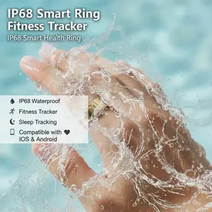 Smart Ring - Sleep & Wellness Tracker, 24/7 Heart Rate & Skin Temp Trends, Multi-Sport Modes, Wireless Fitness Ring for iOS & Android, Gift for Her (No Subscription Required)