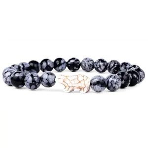 Fahlo Polar Bear Tracking Bracelet (Papillae Stone)