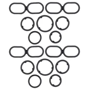 2X Oil Cooler Filter Housing Adapter Washer 68191356AA for Jeep Wrangler Grand Cherokee 2014-2023 Sealing Gasket