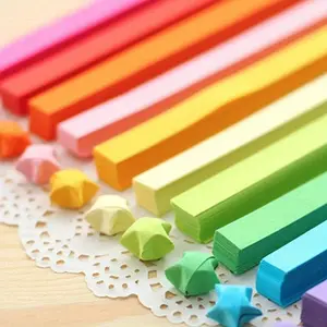 Star Gradient Origami Paper, Dual-Sided Folding Stars for DIY Crafts, Home Decor, Gift Wrapping & Party Supplies, Creative Craft Kit