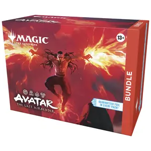 Magic the Gathering - Avatar: The Last Airbender - Bundle -Avatar: The Last Airbender (TLA) - Qty 1 - Includes a box full of 9 Play Boosters, 30 Land cards (including 15 Foil Lands), plus accessories - New Sealed