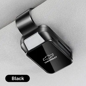 Car Sun Visor Glasses Clips, Interior Eyeglasses Storage Holder, Fits Chevrolet Sail Aveo Cruze Malibu Spark Orlando Captiva Optra Trax Lacetti, Easy Installation, Car Accessories