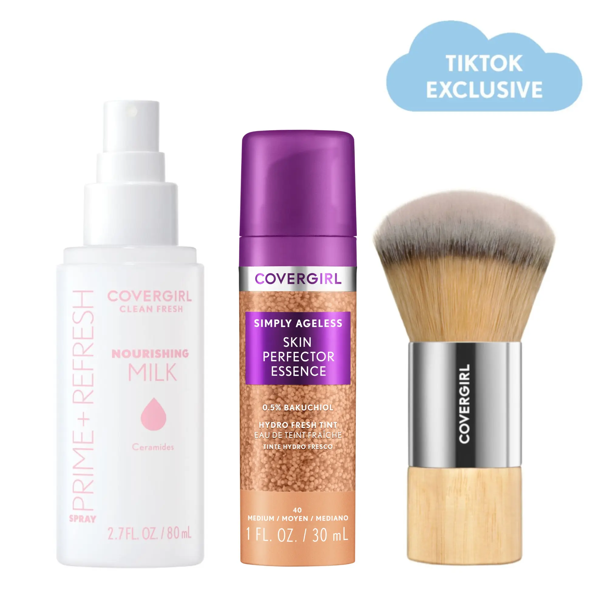 40 Medium + Nourishing Milk + Blending Brush
