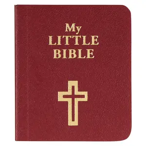 My Little Bible 2” Standard Edition - Selections of Key Verses From Every Book, Tiny Palm-size, Classic 1769 KJV Text, 2" x 2.5”, Red