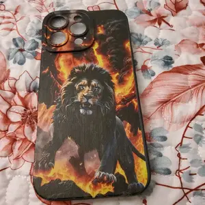 iPhone 14 Pro Max Compatible Case with Lion Design for Cellphone and Smartphone