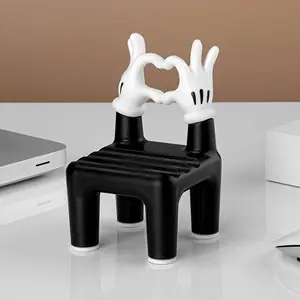 Creative and cute Mickey Bixin chair mobile phone holder desktop ornament mobile phone tablet ipad shelf drama chasing artifact
