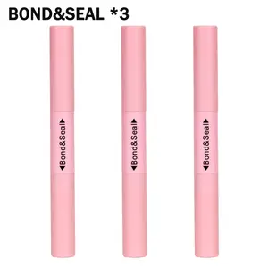 5/3pcs DIY Lash Cluster Glue, Lash Bond and Seal Stock Up Set, Long-Lasting Adhesive for Cluster False Eyelashes, Latex-Free Formula Lasts over 72 Hours, Makeup