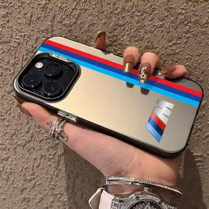 Sport BMW Car Phone Case Color electrosilvering For iphone 17 16 11 14 15 12 Pro 11 Plus 13 Pro MAX Samsung Galaxy S25 S24 S23 A56 A55 A54 Drop case