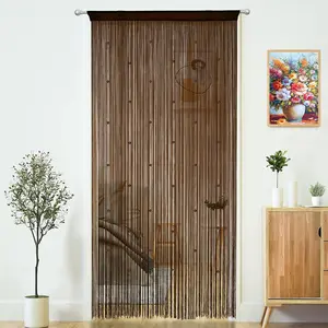 Beaded Curtain Door String Curtains for Doorways Tassels Beads Hanging Fringe Hippie Room Divider Window Hallway Entrance Wall Closet Bedroom  Decor