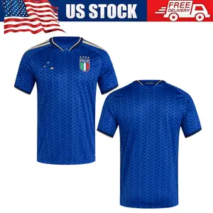 Blue Italy Soccer Jersey 2026 | Men’s Home Style Fan Edition Shirt