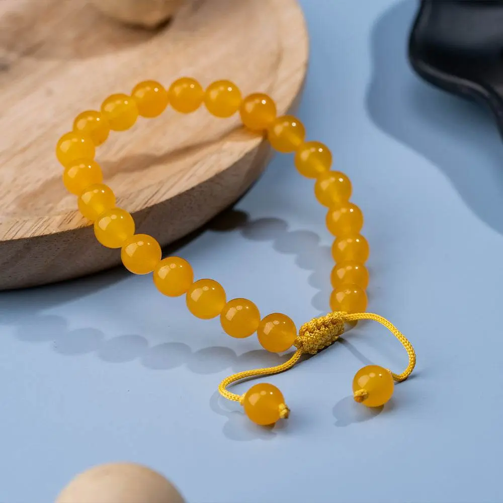 Yellow Agate Gemstone Bracelet